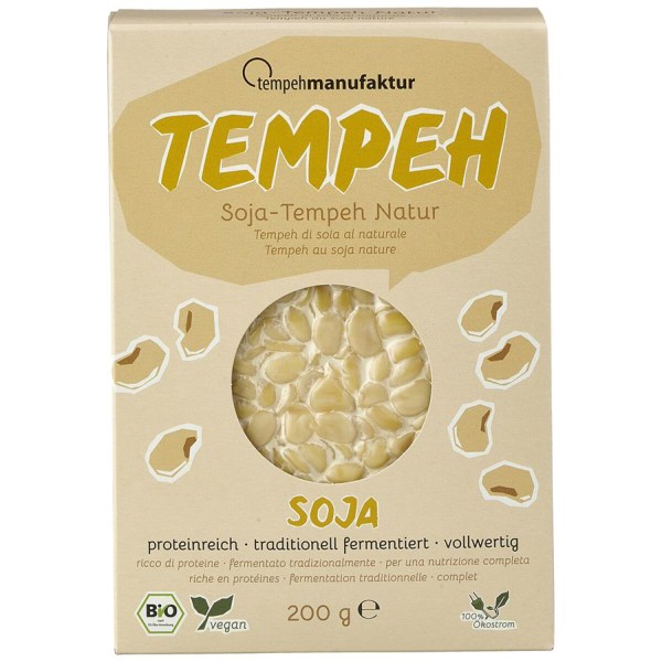 Tempeh Natur aus Soja