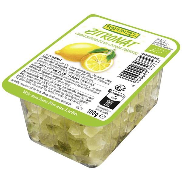 Zitronat ohne Weißzucker
