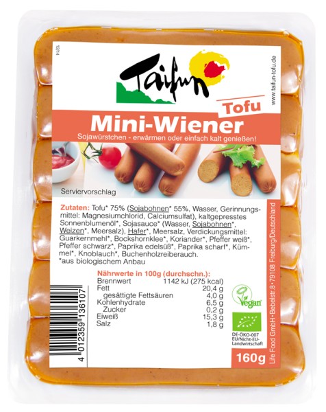Tofu Mini-Wiener  LIEFERENGPASS