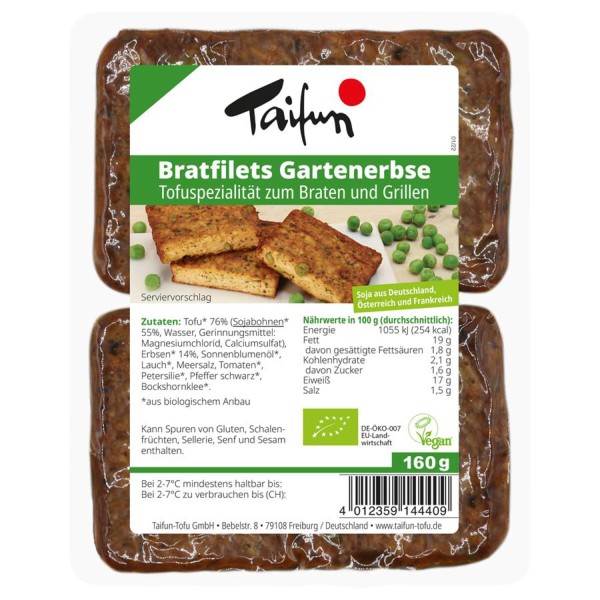 Bratfilets Gartenerbse  LIEFERENGPASS