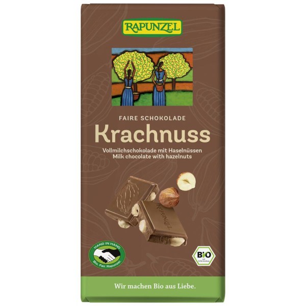 Schokolade Vollmilch Krachnuss