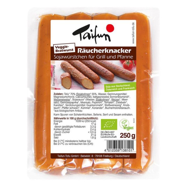 Tofu Brat- und Grillwurst (Räucherknacker)LIEFERENGPASS