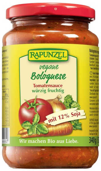 Tomatensauce Bolognese  mit Soja