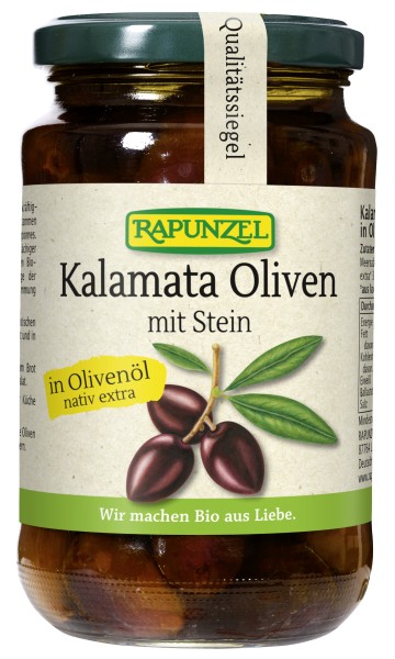 Oliven Kalamata mit Stein