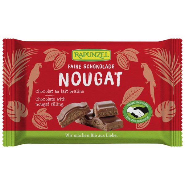 Schokolade Nougat Vollmilch