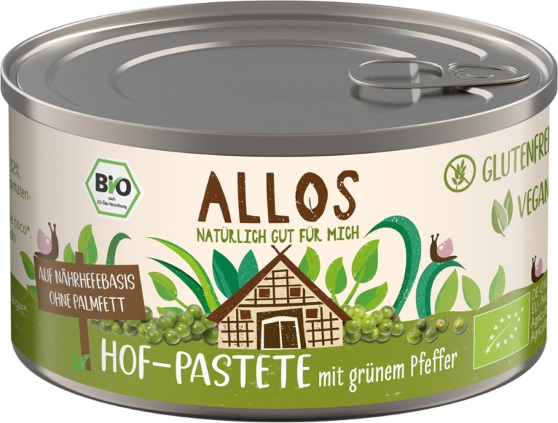 Aufstrich Hof-Pastete mit grünem Pfeffer
