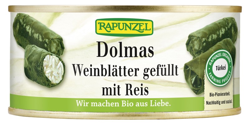 Weinblätter Dolmas gefüllt mit Reis