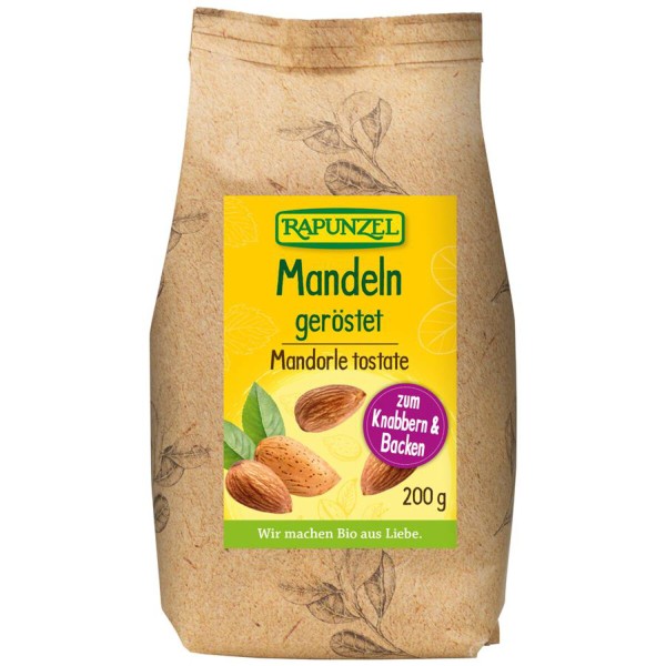 Mandeln ganz geröstet