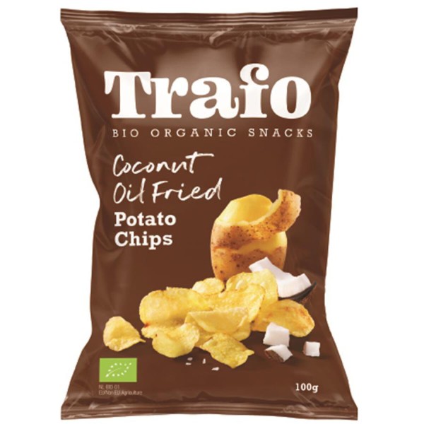 Chips gebacken in Kokosöl