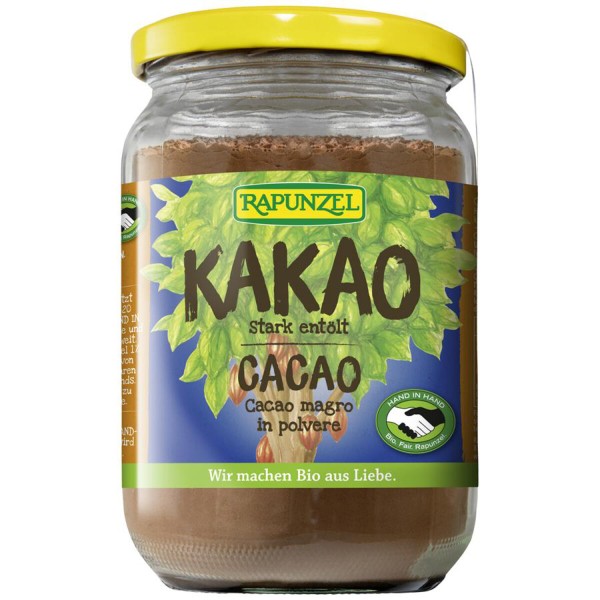 Kakaopulver stark entölt